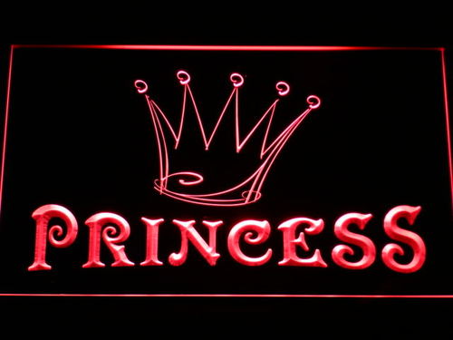 Princess Game Room Crown Neon Light Sign